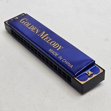 Golden Melody Harmonica Blue