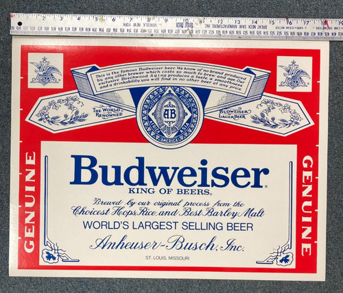 Budweiser vinyl sticker decal - budweiser,