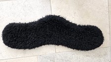 Griffin Nuumed Black Sheepskin Girth Cover For Fairfax Short Girth 22"