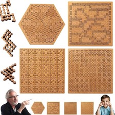 Fractal Tray Puzzles, Hard