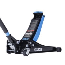 SGS 3 Ton Low Profile Trolley Jack Dual Pump 80-500mm Range Quieter Nylon Wheels