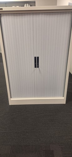 White tambour door - white,