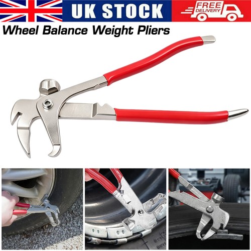 Wheel balance weight pliers - wheel,