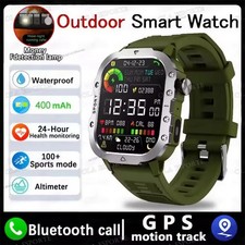 Military GPS Smart Watch Men