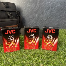 3x JVC Compact SX 45 Min VHS