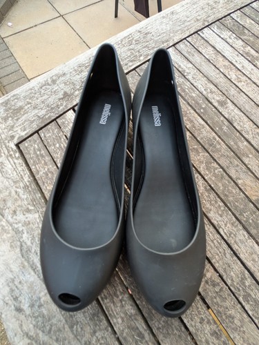 Melissa rubber black ballet