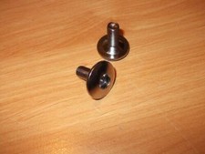 2 X Raleigh BMX CRANK CHROMED BOLT-M8 X 19mm Will fit most bmx 3 piece cranks