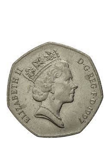 1997 50p fifty pence - 1997,