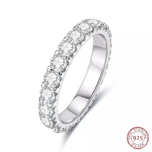 2ct ring eternity diamond test - ring,