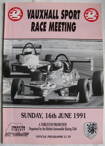 Thruxton jun 1991 vauxhall - thruxton, 16