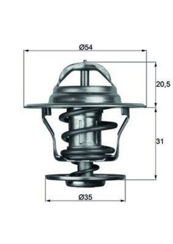 Engine thermostat mahle fits - thermostat,