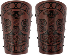 Viking Bracers,Leather Armor