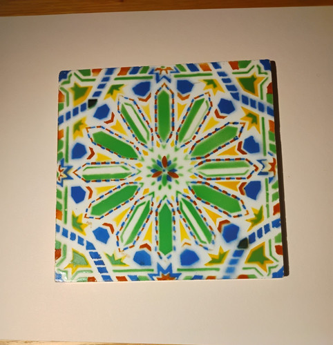 Vintage hand painted art - painted,