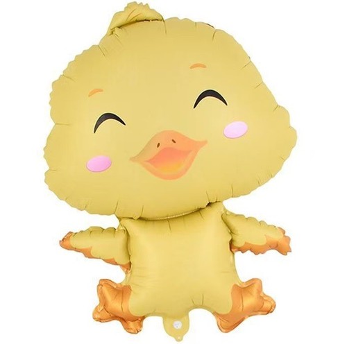 Yellow duck balloon - balloon, birthday