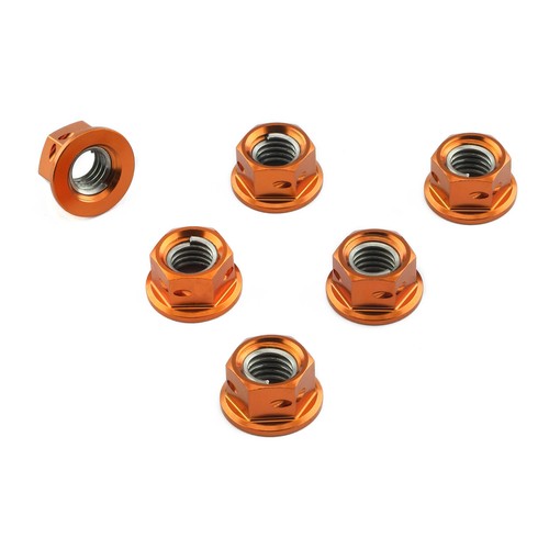 Aluminium sprocket nuts - m8, x6