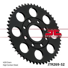JT Rear Sprocket 52/428 Black