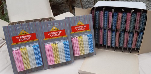 Birthday party candle - candle, bundle