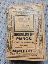 Kelly's Directory Of Enfield 1914 - 15