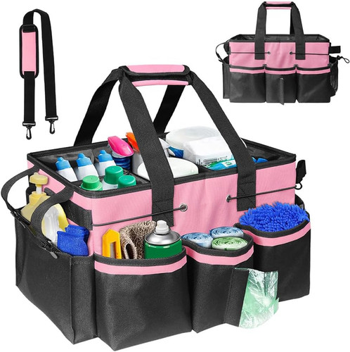 Cleaning caddy with handle - cleaning,