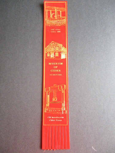 Leather bookmark hereford - leather,