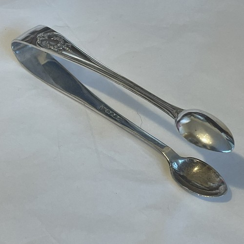 Sugar tongs epns laurel wreath - sugar,