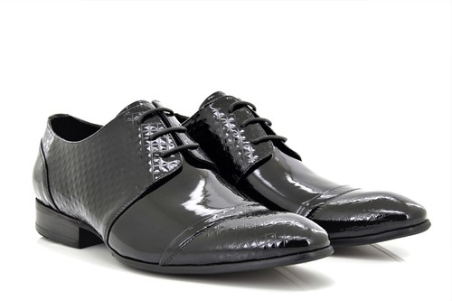 Mens leather designer black - designer,