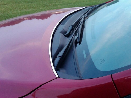 Chrome hood trunk trim molding - trunk,