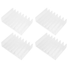 4 Pcs Clear Acrylic CD Holder