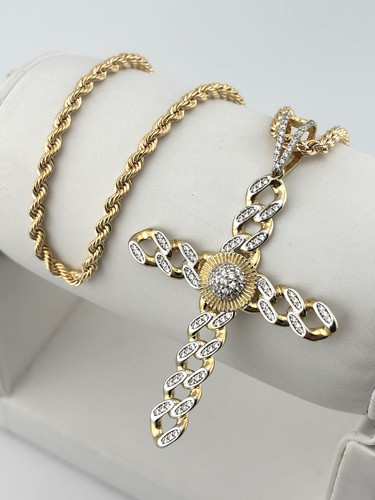 9ct yellow white - 9ct, gold