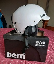 Bern Watts Snowboard Helmet - Satin White