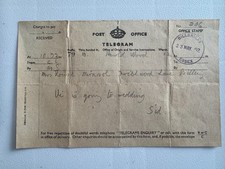 Original Post Office Telegram