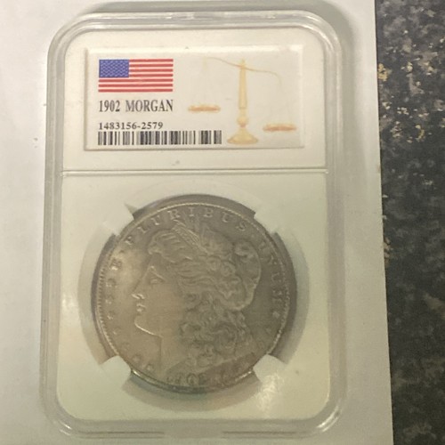 1902 morgan silver dollar coin - morgan,