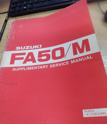 Suzuki fa50 supplimentay - suzuki,