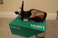 Fiat Punto Mk1 Door Mirror - RH Side Black Manual 3 Door 1994 *NEW LUCAS+BOXED*