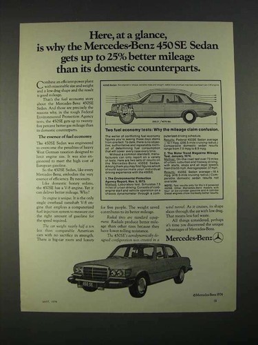 1974 mercedes benz 450se sedan - mercedes-benz,