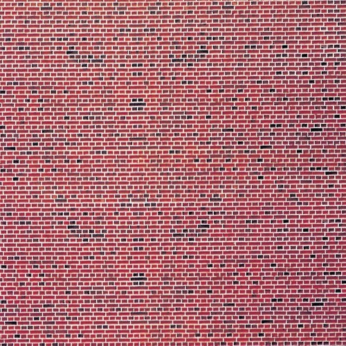 Red brick embossed card sheet