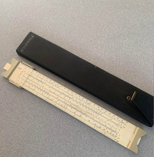 Vintage British Thornton slide rule in original case