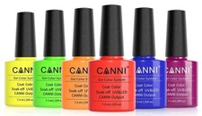 CANNI Gel Nail Polish UV LED Top & Base Coats UK Seller FREE POST !!