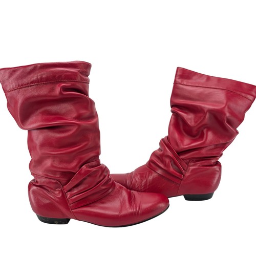 Vintage slouchy boots leather - vintage,