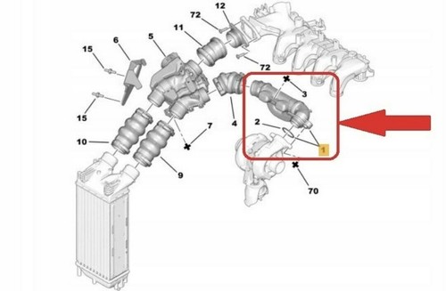 Newparts turbo intake - intake, for