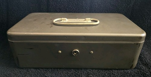 Vintage tower metal cash - vintage, box