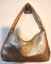 Topshop Gold Chainmail Shoulder Bag