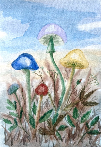 Original watercolor painting - original,