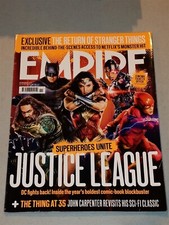 EMPIRE #342 NOVEMBER 2017 BRITISH MAGAZINE JUSTICE LEAGUE STRANGER THINGS