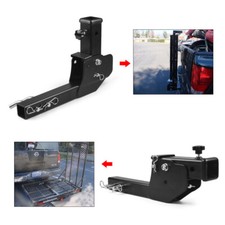 Folding 2" Trailer Hitch Mount Shank Foldable Adapter Cargo Wheelchair Carrier