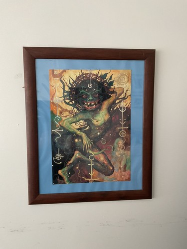 Wall art demonic demon - art,