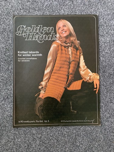 Golden hands vintage magazine - hands,