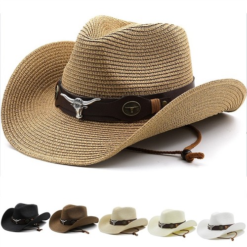 Women fedora straw cowboy - women, hat
