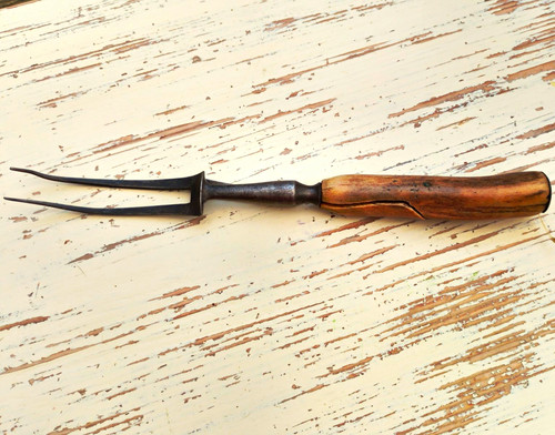 Vintage prong meat fork with - vintage,