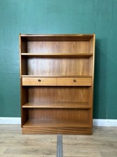 Mid Century Teak Bookcase By Nathan-Courier Delivery